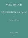 Swedish Dances op.63 for clarinet and piano