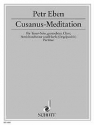 Cusanus-Meditation fr gemischten Chor (SATB) mit Tenor solo, Streichorchester und Harfe  Partitur