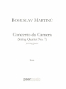 Concerto da Camera (String Quartet No.7) for string quartet score