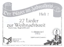 27 Lieder zur Weihnachtszeit Band 1 fr 4 Blser (Ensemble) 1. Stimme in C (Flte)