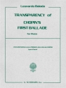 Transparency of Chopin's first Ballade for piano