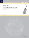 Music for 3 violoncelli score and parts