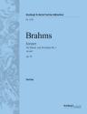 Konzert d-Moll Nr.1 op.15 fr Klavier und Orchester Partitur