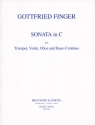 Sonata for trumpet, violin, oboe and bc score and parts