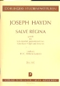 Salve Regina fr Soli (SATB) oder Chor, konzertante Orgel und Streicher Studienpartitur