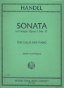 Sonata F major op.1,12 for cello and piano