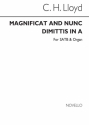 MAGNIFICAT AND NUNC DIMITTIS FOR MIXED CHORUS (SATB) AND PIANO SCORE