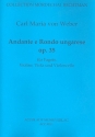 Andante e rondo ungarese op.35 fr Fagott und Streichtrio Partitur und Stimmen