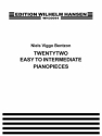 22 easy to intermediate Piano Pieces