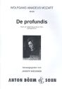 Psalm De profundis KV93 fr 4 Singstimmen (SATB) und Orgel