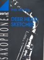 Deer Head Sketches for 4 saxophones (SATB) score and parts