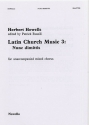 Nunc dimittis for mixed chorus a cappella score