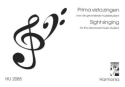 SIGHT SINGING FOR THE ADVANCED MUSIC STUDENT PRIMA VISTA ZINGEN