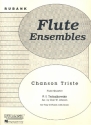 Chanson triste for 4 Flutes score and parts