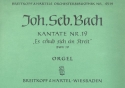 Es erhub sich ein Streit Kantate Nr.19 BWV19 Orgel