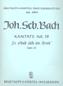 Es erhub sich ein Streit Kantate Nr.19 BWV19 Partitur