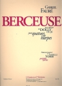 Berceuse op.56 pour quatuor de harpes partition et parties