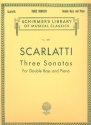 3 sonatas for double bass and piano