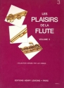 LES PLAISIRS DE LA FLUTE VOL.3 CHOIX DE PIECES POUR FLUTE ET PIANO URBAIN, LUC, ARR.