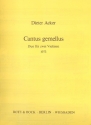 Cantus gemellus Duo fr 2 Violinen Spielpartitur