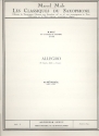 Allegro de la sonate no.3 pour flute et piano pour saxophone alto et piano