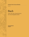 Suite aus dem 'Notenbchlein fr Anna Magdalena Bach' fr Orchester Harmonie