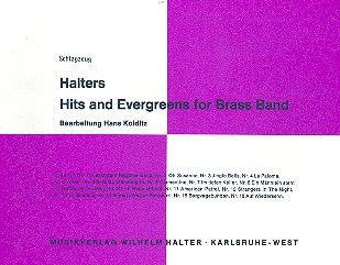 Halters Hits and Evergreens Band 1 fr Blasorchester Schlagzeug