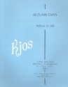 Autumn Days for string bass and piano