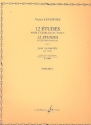 12 tudes op.2 vol.2 pour violoncello pour l'exercice du pouce