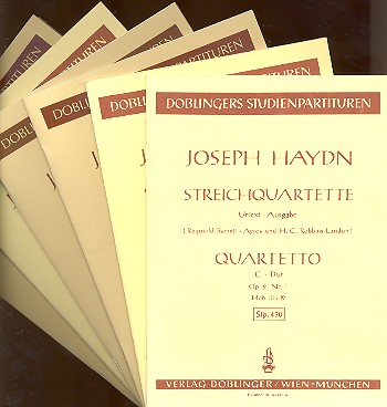 Streichquartette op.9,1-6 Studienpartitur