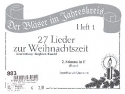 27 Lieder zur Weihnachtszeit Band 1 fr 4 Blser (Ensemble) 2. Stimme in F