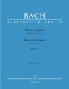 Missa g-Moll BWV235 fr Soli, gem Chor und Orchester Partitur