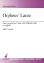 Orpheus' Laute fr gemischten Chor (SSATB/SSATB) Chorpartitur