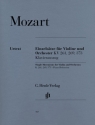 Einzelstze fr Violine und Orchester fr Violine und Klavier