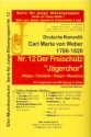 JAEGERCHOR AUS DER FREISCHUETZ FUER BLASORCHESTER PARTITUR+