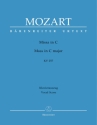 Missa C-Dur KV257  fr Soli, Chor und Orchester Klavierauszug