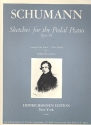 Sketches for the Pedal piano op.58 for piano 2 hands