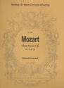 Missa brevis B-Dur KV275 fr Soli, Chor, Orchester und Orgel Violoncello / Kontrabass