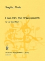 Flauti dolci flauti amari e piccanti fr 4 Blockflten (TBBB) Partitur