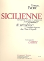 Sicilienne Extrait de Pelleas et Melisande pour 4 saxophones Partitur und Stimmen