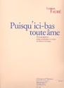 PUISQU'ICI-BAS TOUTE AME OP.10 POUR 2 FLUTES ET PIANO, PARTITION ET PARTIES