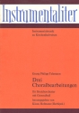 3 Choralbearbeitungen fr Streichorchester und Bc Partitur