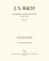 Frchte dich nicht BWV228 Motette fr Doppelchor a cappella Harmonie