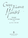 Konzert F-Dur op.4,4 HWV292 fr Orgel und Orchester Partitur