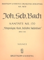 Vergngte Ruh beliebte Seelenlust Kantate Nr.170 BWV170 Violine 2