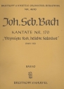 Vergngte Ruh beliebte Seelenlust Kantate Nr.170 BWV170 Violoncello / Kontrabass