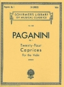 24 caprices op.1 for violin