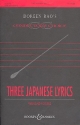 Rogers, Wayland: Three Japanese Lyrics fr Kinder- oder Frauenchor (SSAA) und Klavier Chorpartitur