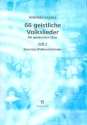 66 geistliche Volkslieder fr gem Chor Band 1 Partitur