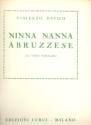 NINNA NANNA ABRUZZESE PER CANTO E PIANOFORTE